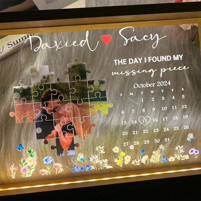 Personalized This Is A Day You Become A Mom Light Frame